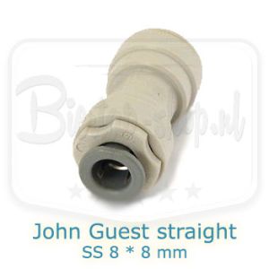 John Guest Straight SS 8 * 8mm