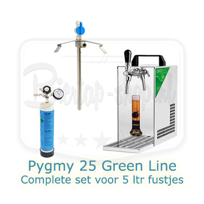 Pygmy 25 complete set voor 5 liter party fustjes