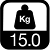 15.0 kg